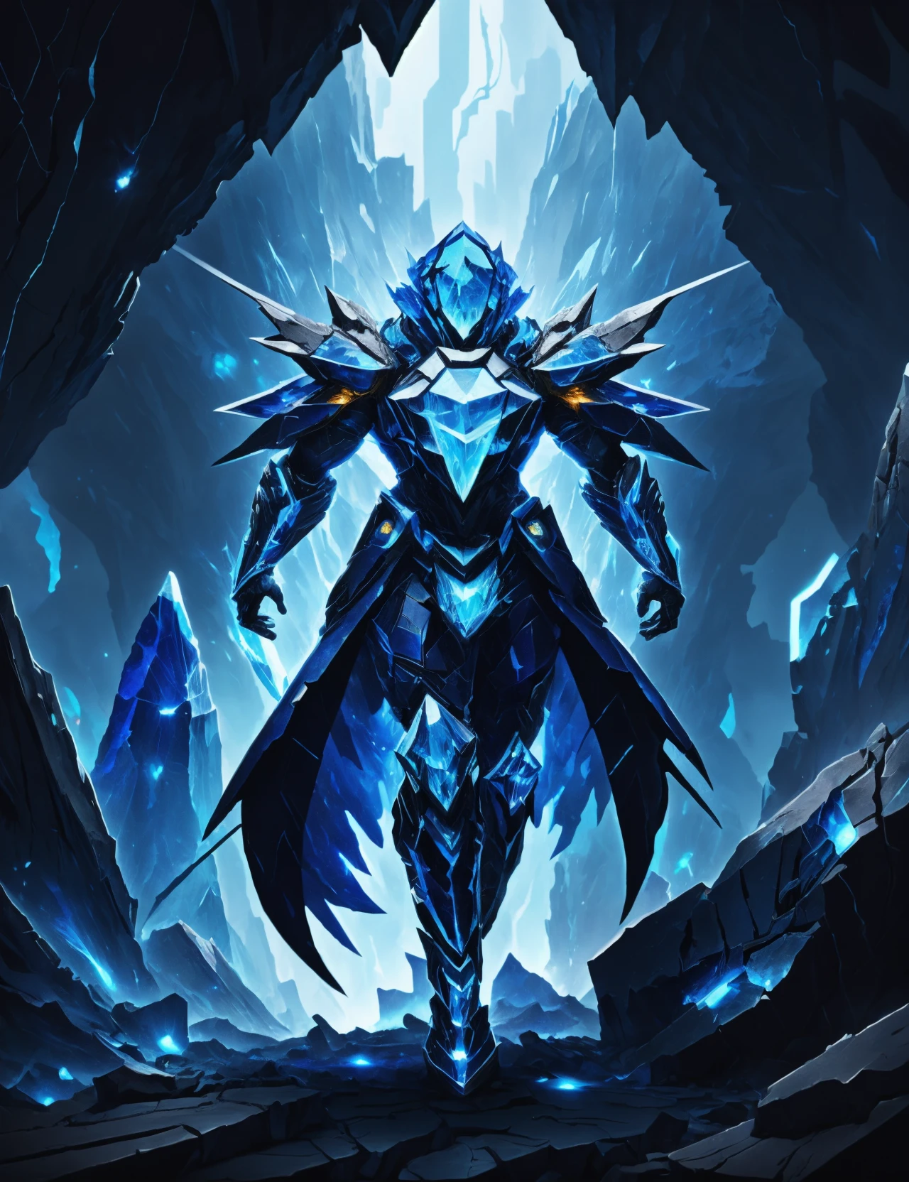 hyper detailed masterpiece, dynamic, awesome quality,DonMFr4ck7ur3dUnd3rw0rld azure rocky force topaz <lora:DonMFr4ck7ur3dUnd3rw0rld-000009:0.75>