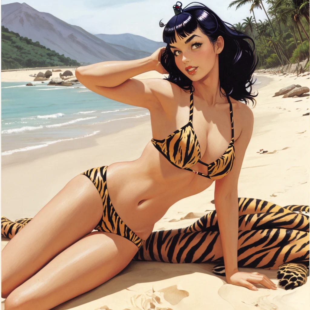 Bettie Page - Queen of Nile by Frank Cho, Aesthetrics v1.0