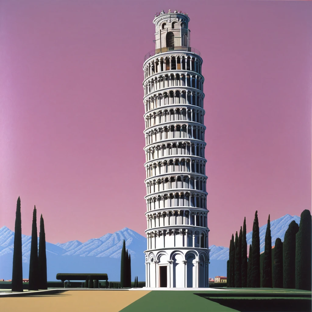 hiroshi_nagai, photo of the Leaning Tower of Pisa