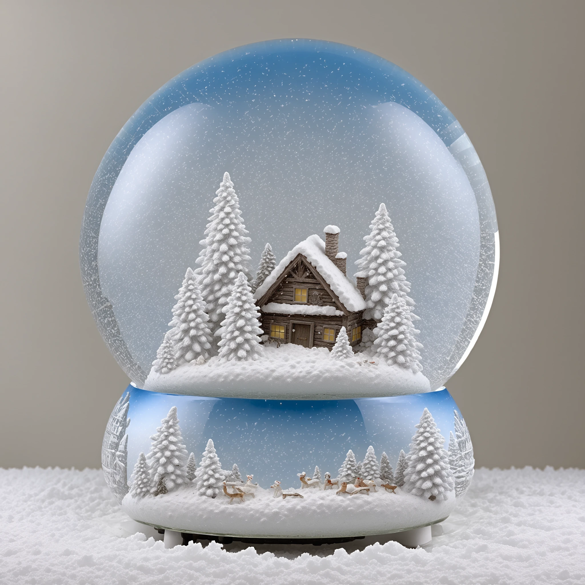 dreamy snowy winter wonderland snowglobe <lora:AI_Overlord_Santas_-_The_Green_Team_LoRA:0.75> <lora:Snow_Globes_for_SDXL-000010:1>