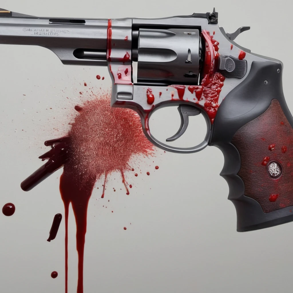 Hyperrealistic art of  <lora:0.44 magnum revolver:1.2>
0.44 magnum revolver a man covered in blood with a gun in his hand aimed at something perfection, Extremely high-resolution details, photographic, realism pushed to extreme, fine texture, incredibly lifelike