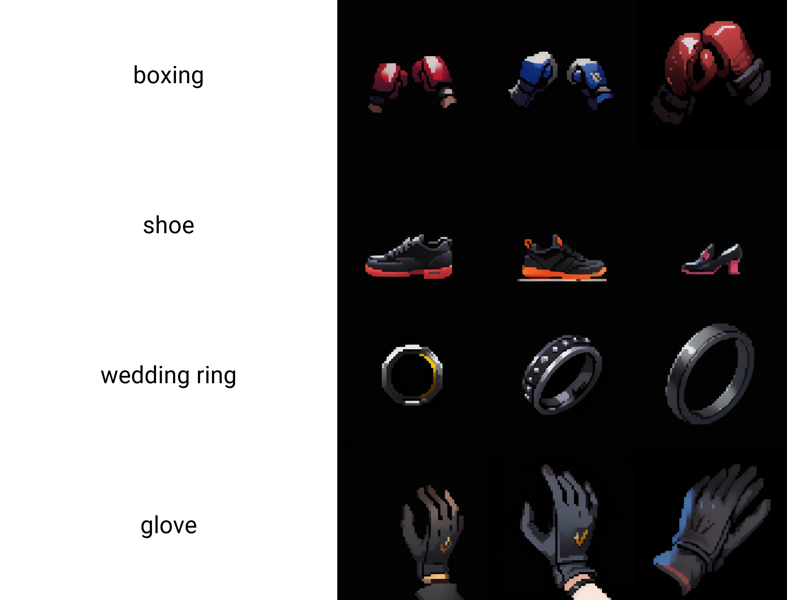 boxing,game icon,Simple background, pure black background <lora:pixel (1):1>, masterpiece,best,quality