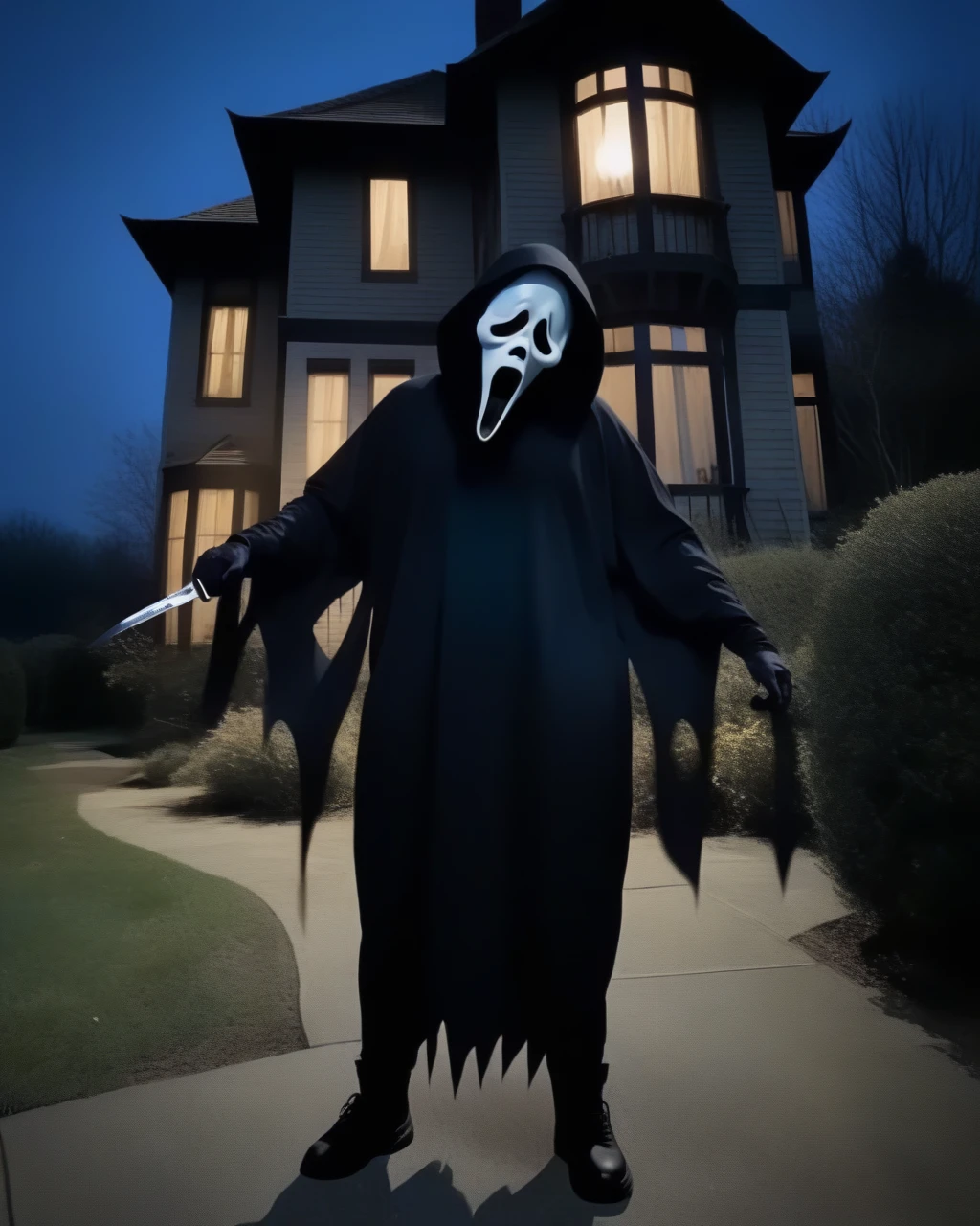 Ghostface Mask LoRa XL [with male focus] v1.1