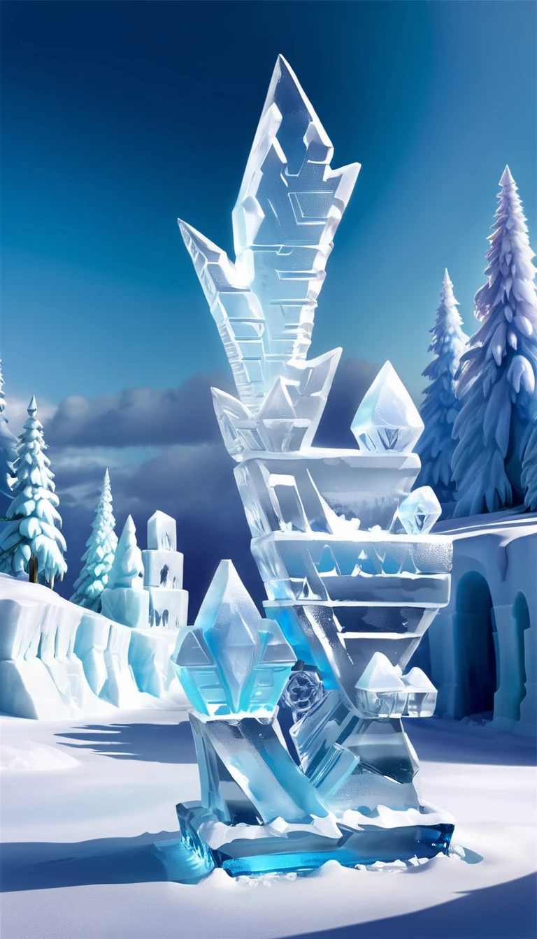Ice Sculpture LoRA XL