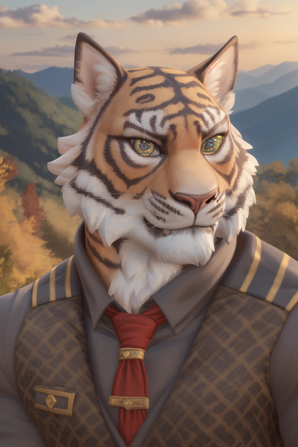 <lora:oscarV2-06:1>, oscarfn, yellow eyes, (posing:1.3), (soft shading), 4k, hi res, five fingers, detailed hands, ((detailed face, (detailed eyes:1.5), detailed)), by zackarry911, by zaush, (by personalami:0.5)