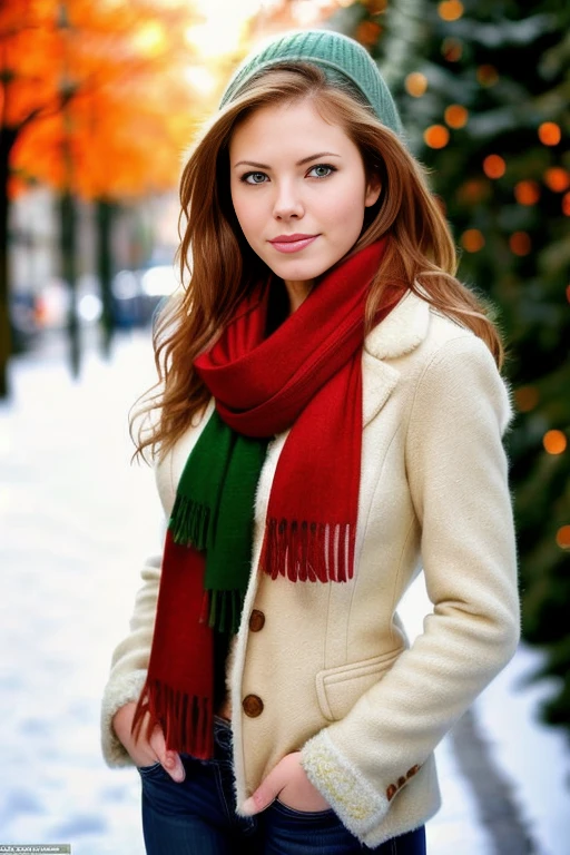 NikC0xTTXV1,
a beautiful woman posing for professional masterpiece photo in casual clothes with a green scarf, (cold winter street ambience:1.3), (stolling pose)
(natural light), (high quality photography), (intricate details), (8k), (HDR), (sharp focus), (medium shot view),