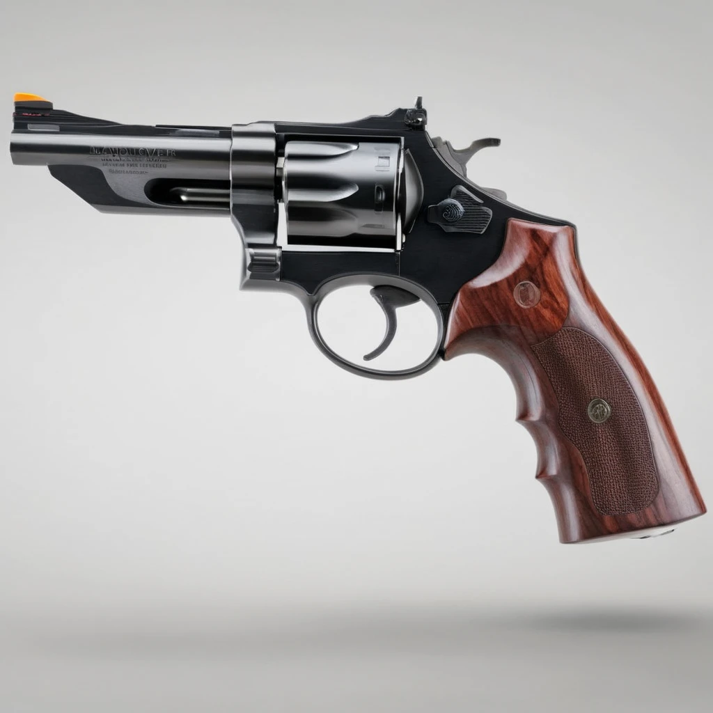 Hyperrealistic art of <lora:0.44 magnum revolver:1.2>
0.44 magnum revolver a revolver with a wooden grip on a white surface perfection, Extremely high-resolution details, photographic, realism pushed to extreme, fine texture, incredibly lifelike