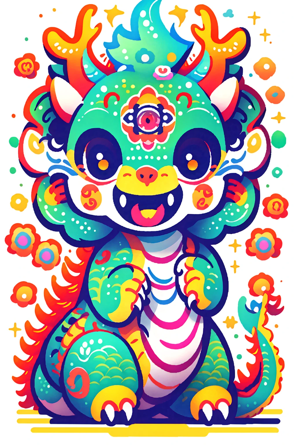 <lora:cuedrangon1-000016:1>,Cute Chinese Dragon,no humans,white background,solo,full body,looking at viewer,blush stickers,claws,, (Best quality: 1.1), (Realistic: 1.1), (Photography: 1.1), (highly details: 1.1)