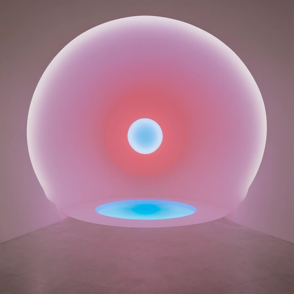 james_turrell, infinite glowing orb