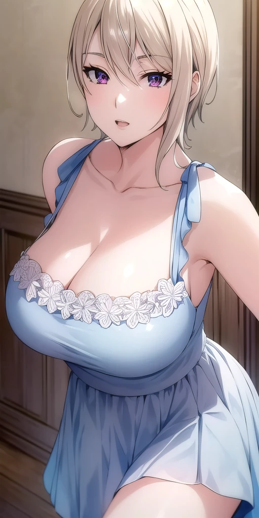 <lora:nakiri_aliceV4:0.65> nakiri_alice, huge_breasts, standing, solo, sundress, masterpiece, best quality, detailed face, detailed eyes, highres,