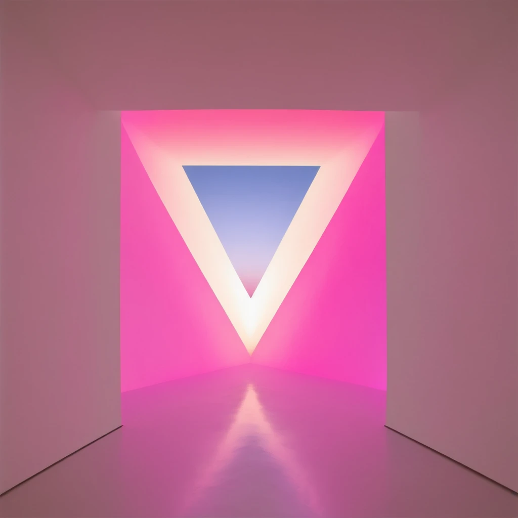 james_turrell, triangular sunset