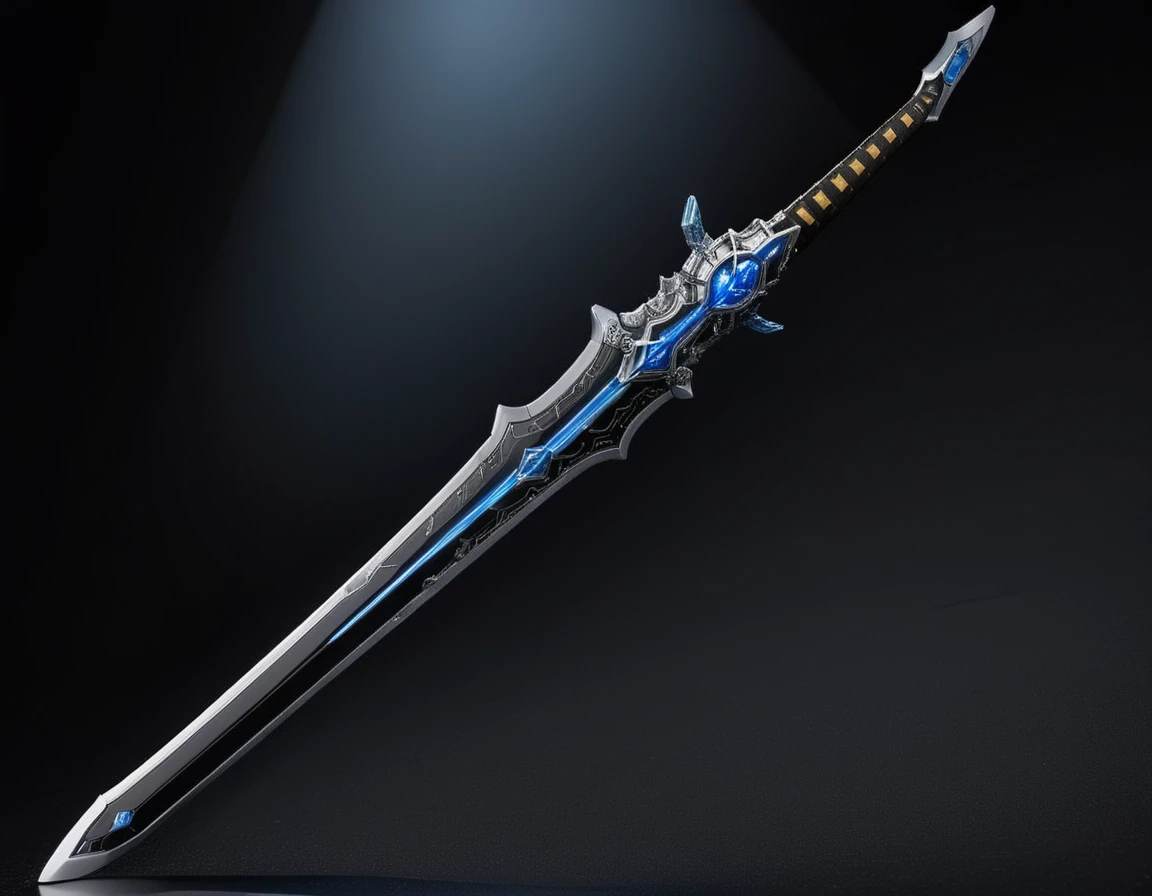 masterpiece,hd,hight quality ,solo,a detail toy Longsword with a light on it,<lora:Tokusatsu_weapon:0.65>