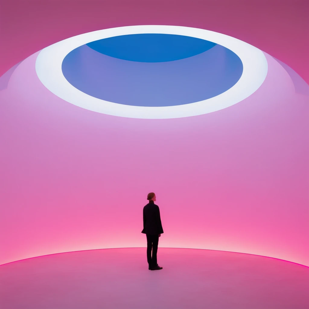 james_turrell, circular gradient sky