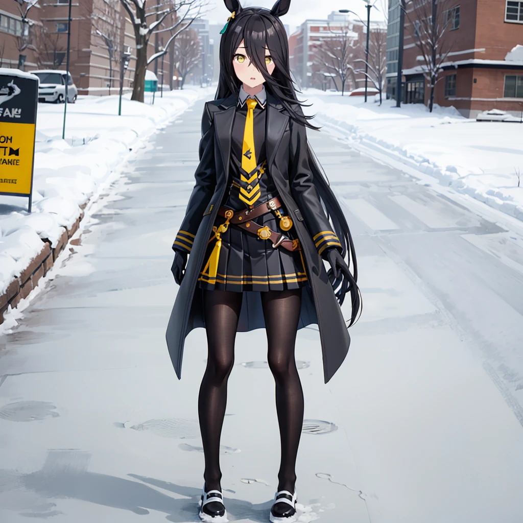 <lora:manhattancafe002:0.7>,<lora:add_detail:0.5>,<lora:boldline:-0.3>,<lora:noline:0.3>,
manhattancafe,1girl,
long hair,
official_costume,
black coat,collared shirt,long sleeves,yellow necktie,
black pleated skirt,belt,
black pantyhose,
white footwear,
black gloves,
full body,
outdoors,prairie,