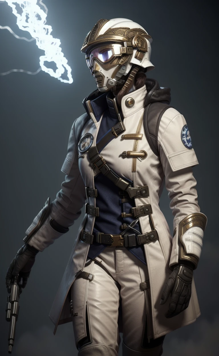 <lora:KTemplar-10:0.8> KTemplar, scientist woman wearing white coat and helmet and (pants:1.1), (masterpiece:1.3), (best quality:1.3), beautiful, (intricate details), unity 8k wallpaper, ultra detailed, beautiful, aesthetic, perfect lighting