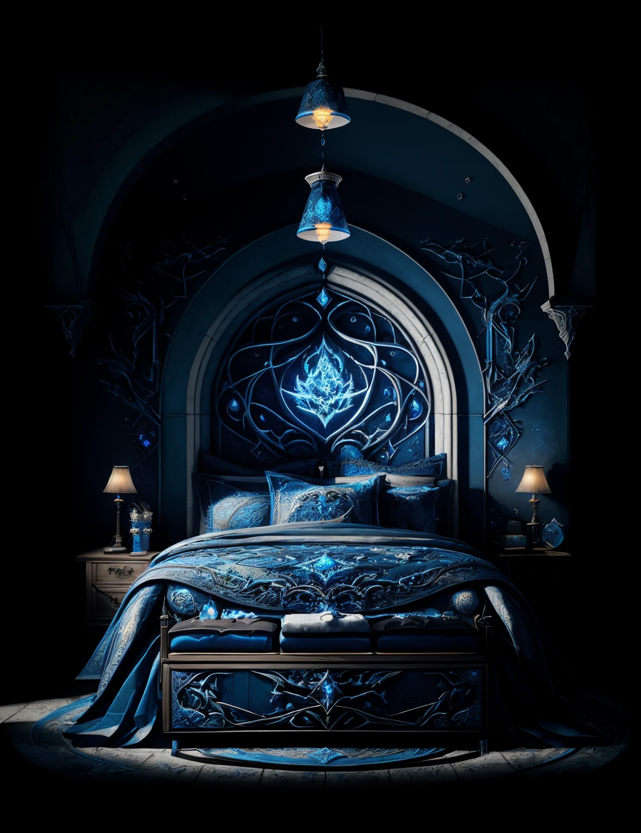 hyper detailed masterpiece, dynamic, awesome quality,,blue azure ice, dragon racing circuit, spellbook,pillows,toothbrush and toothpaste, gothic tapestry weave tapestry,precast concrete,laminate, bonfire,led bulbs, rim lighting, spacepunk, <lora:3p0ch3lv3s-000009:0.85>