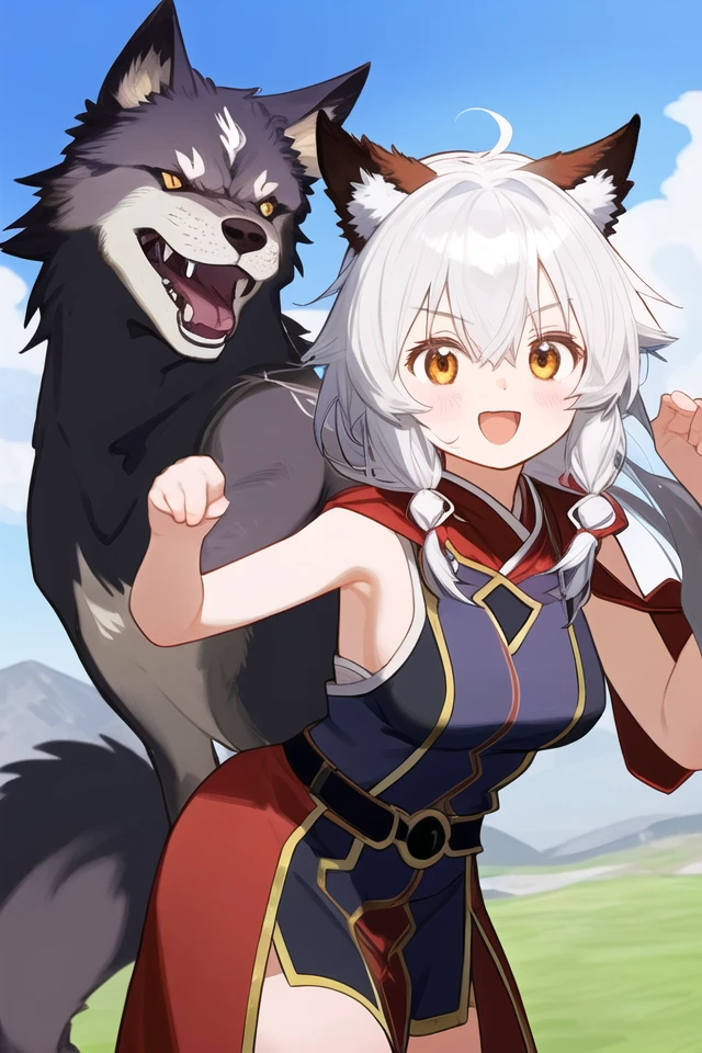 girl, fenrir, isekai tensei