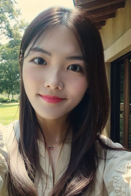 rosa, selfie, happy face, outdoor,  <lora:Celeb_NoonaRosa:0.7>, , masterpiece, (best quality:1.2), [:intricate details:0.2],