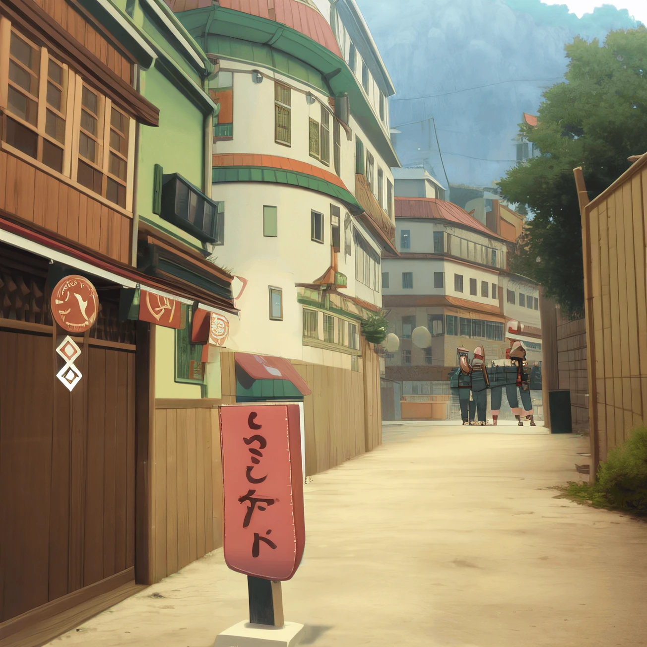 Konoha Background, no humans