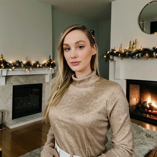 Sabrina Carpenter, designer clothes, cleavage, new york apartment