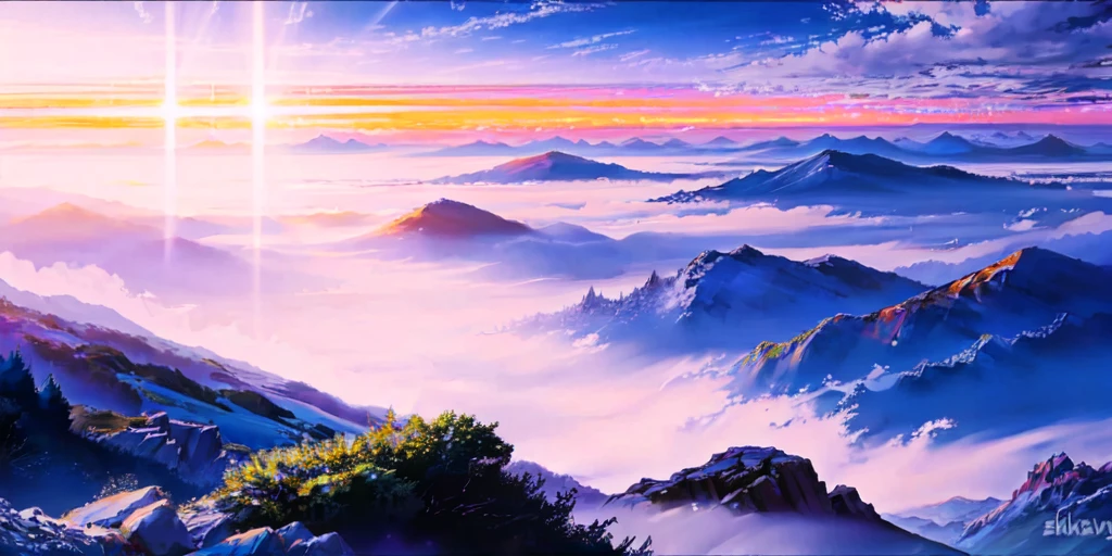 <lora:BlossomMixV3.0-000012:0.9> animevibes,
scenery, sky, outdoors, no humans, cloud, day