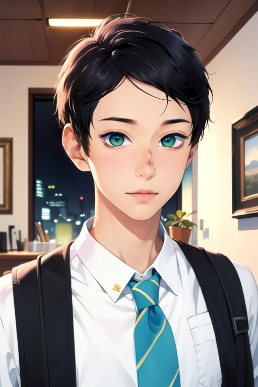 (best quality:1.1), (masterpiece:1.4), photorealistic, 1boy, solo, male focus, , , , (watercolor illustration, soft pastel colors:1.1), , <lora:hayato_yuzuki:0.88>, hayato_yuzuki, black hair, green eyes, short hair, , science fiction superhero,