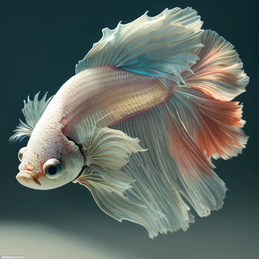 a Betta fish, complex 3d render ultra detailed of a beautiful porcelain android  <lora:Mr_Betta_LORA:1>, 150 mm, beautiful studio soft light, rim light, vibrant details, elegant, beautiful background, octane render, 8k, best quality, masterpiece, illustration, an extremely delicate and beautiful, extremely detailed ,CG ,unity ,wallpaper, (realistic, photo-realistic:1.37),Amazing, finely detail, masterpiece,best quality,official art, extremely detailed CG unity 8k wallpaper, absurdres, incredibly absurdres, robot, silver halmet, full body, sitting