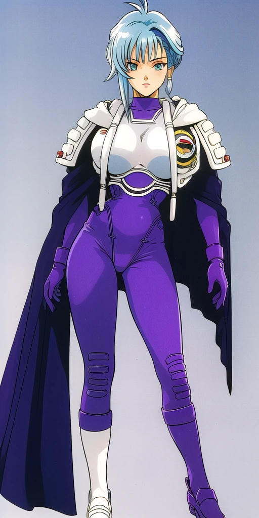 Shiitono,high resolution,high quality,High resolution,(Anime Style),Beautiful images,Clear images,(Cute Girls),(1 girl),(Petite figure,low length,Lori),whole body(from head to toe), Blue Hair, blue eyes, Long Hair, Hair between the eyes, bangs,Transformation Heroine(White wetsuit-type reinforced skin),(Ultra Girl),(胸元で光るHeart-shaped brooch),Heart-shaped brooch,胸元のHeart-shaped broochに触手が吸い付いている触手に襲われる,Being held captive by tentacles,