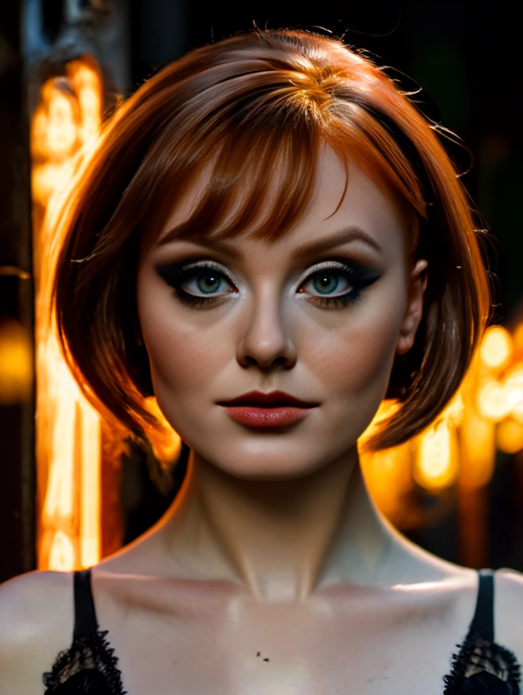 <lora:AlienorV1:1> AlienorV1 photography portrait, professional portrait, ultra detailed eyes, black background, rim light, rembrandt lightning, detailed skin