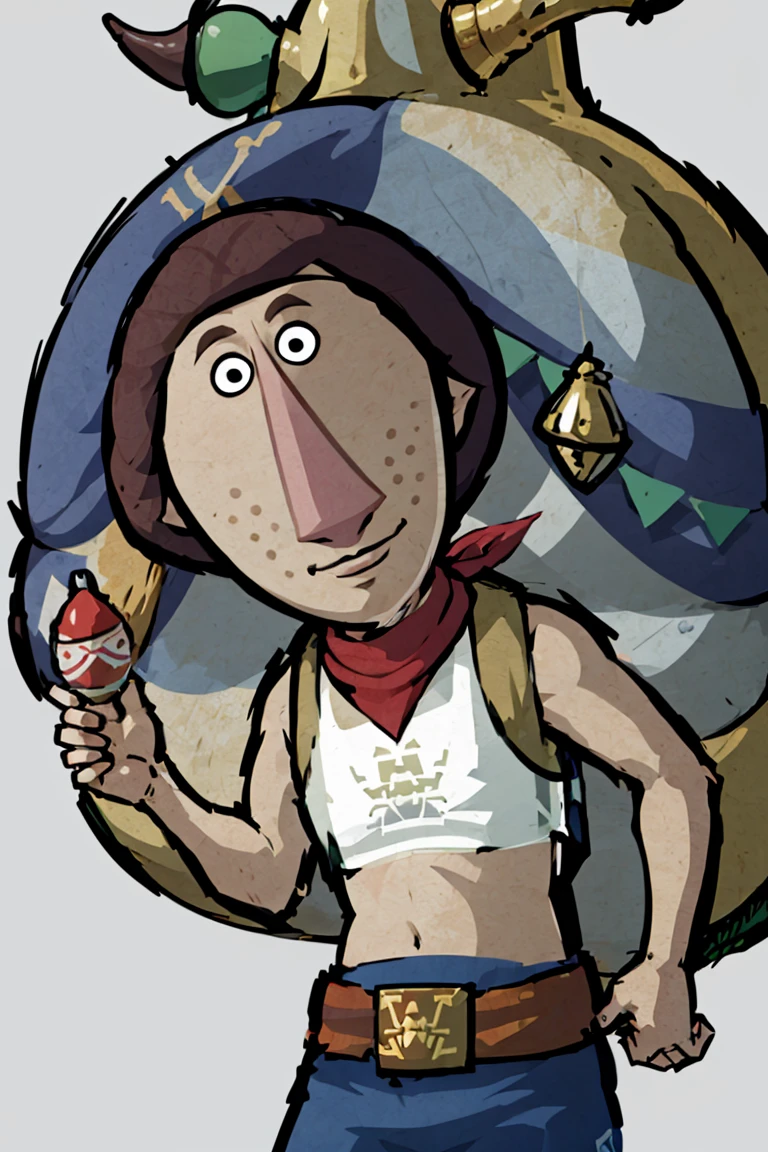 ((((Solo))))、highest quality, Best Quality,Best illustrations、middle ages、(((Brown robes)))、(((40-year-old uncle、Kaiser moustache)))、(Handstand)、White background