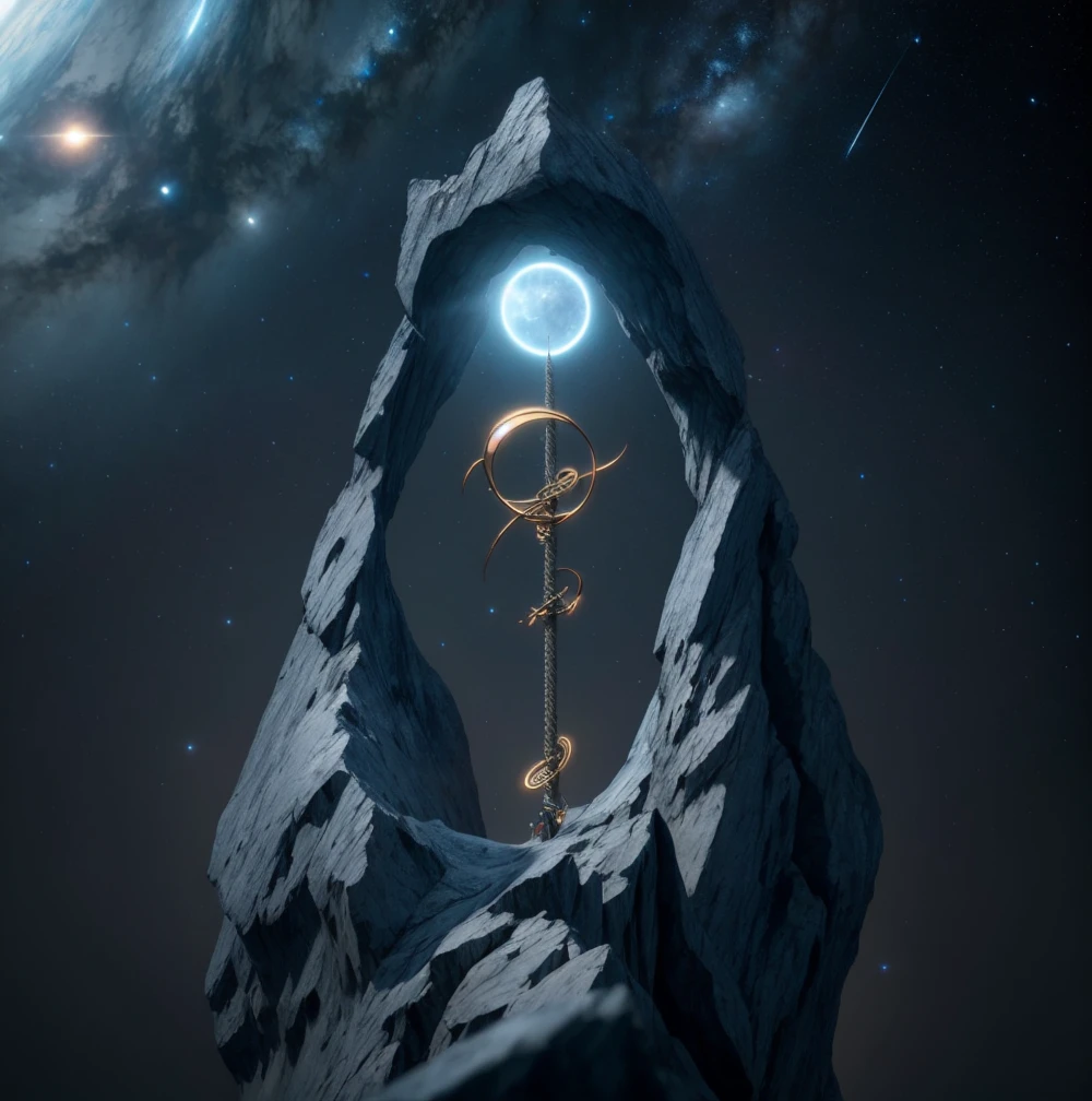 logo, 4k, detailed, motiv8, 8 as infinity symbol, climbing up , star in sky above, trending on artstation, sharp focus, studio photo, intricate details, highly detailed, by greg rutkowski