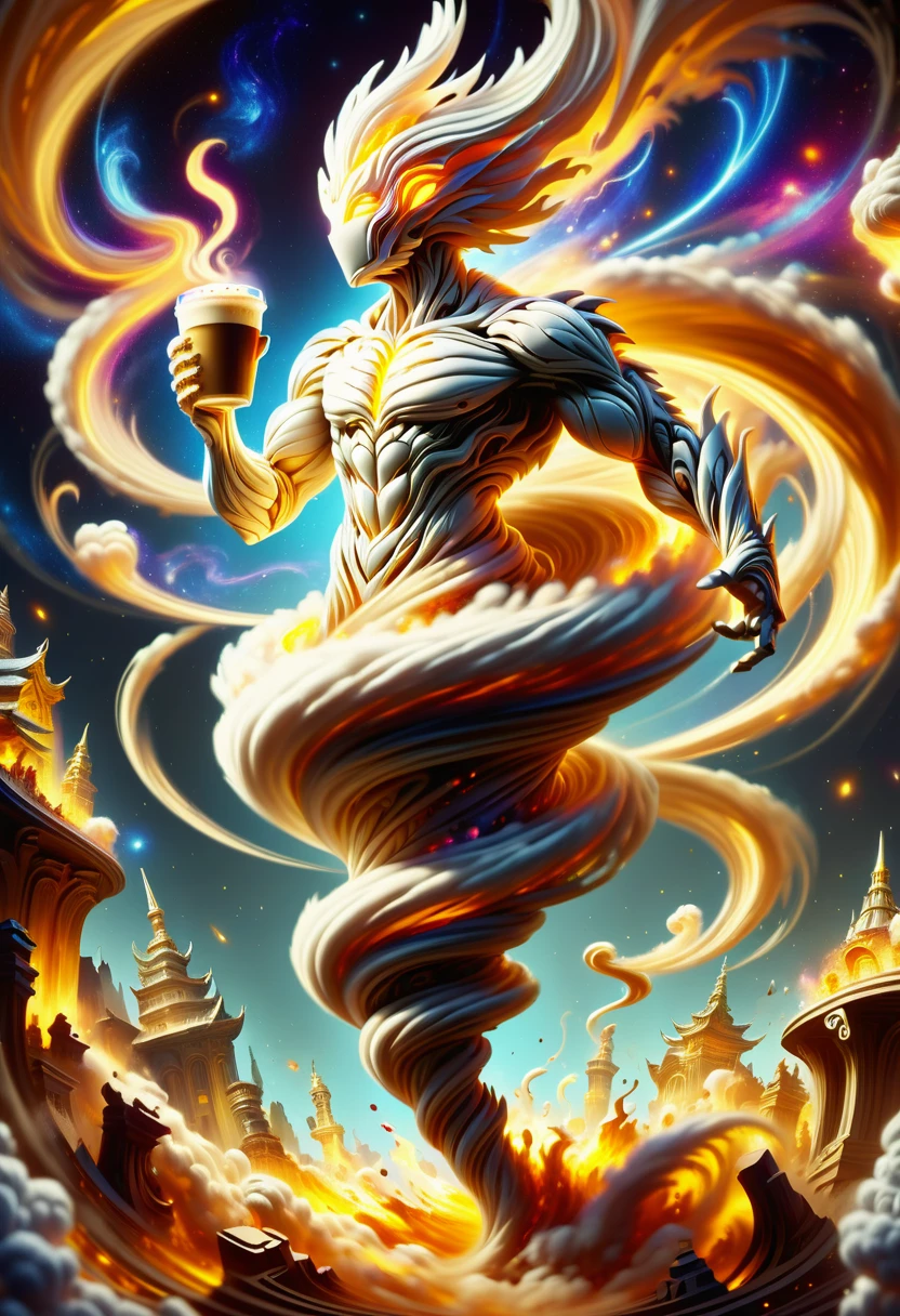 hyper detailed masterpiece, dynamic, awesome quality,jumbo latte summoning DonM3l3m3nt4lXL, <lora:DonM3l3m3nt4lXL-000010:1>