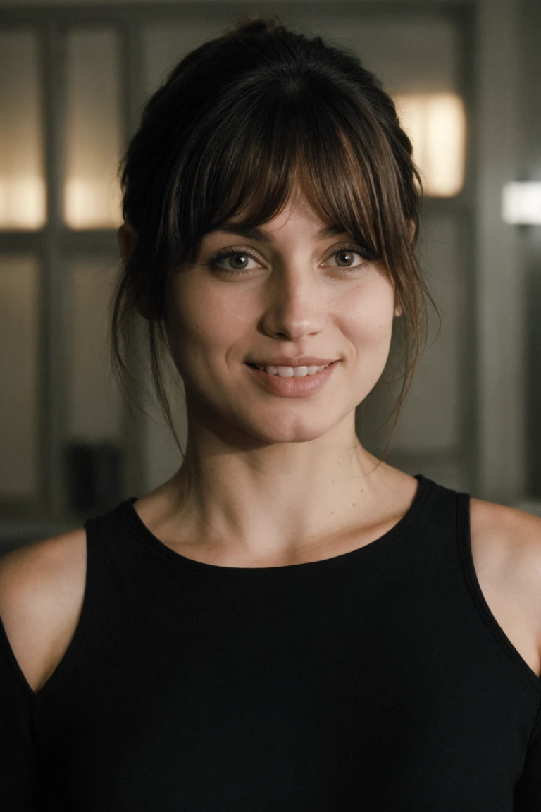portrait photography, black top, smile, soft colors, bokeh, (high detailed skin:1.1)
<lora:ana_de_armas_joi_lora_v01:0.8> adajoi