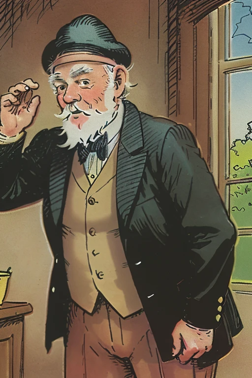 <lora:alfredbestall:1> bestall, an old gentleman