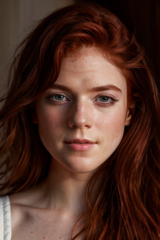 <lora:Rose_Leslie:1> masterpiece, best quality, detailed face, a mature r1873l, 1girl, solo, red hair,