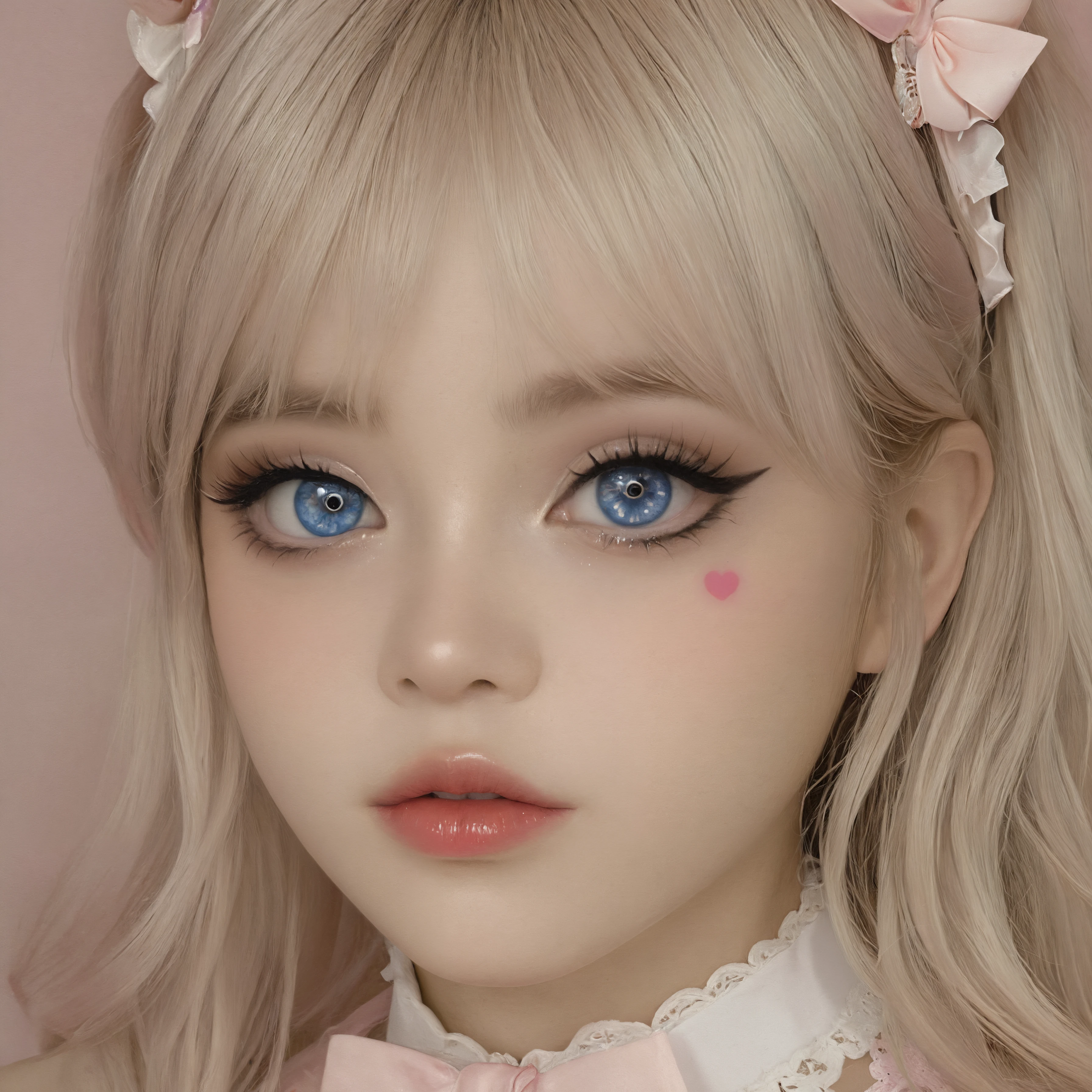 photorealistic, highly detailed portrait photograph kawaii makeup <lora:Kawaii_Makeup_XL-000008:0.8>