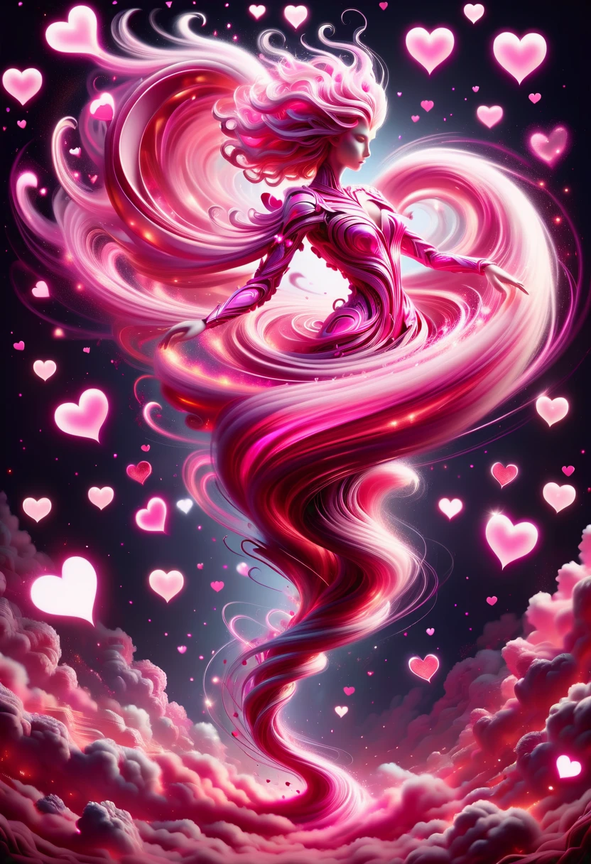hyper detailed masterpiece, dynamic, awesome quality,large pink love, alluring, seductive, enchanting, hearts floating DonM3l3m3nt4lXL, <lora:DonM3l3m3nt4lXL-000010:1>