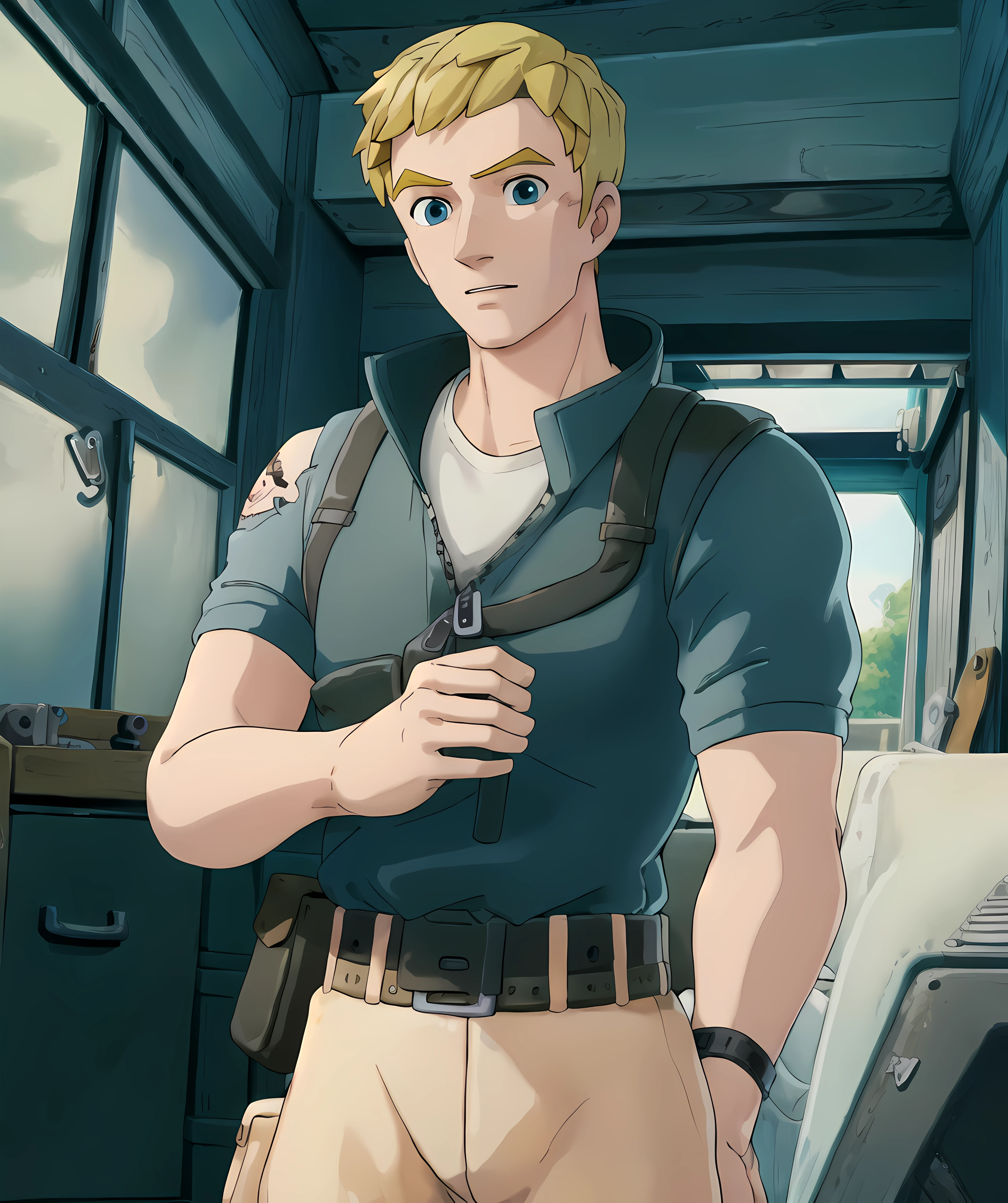 best_quality, masterpiece, jonesy <lora:Jonesy:0.85> <lora:ghibli_style_offset:1>