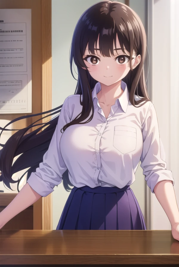 annayamada, <lora:anna yamada s1-lora-nochekaiser:1>,
anna yamada, long hair, bangs, black hair, (brown eyes:1.5), smile, grin,
BREAK skirt, shirt, school uniform, white shirt, pleated skirt, collared shirt, sweatdrop, blue skirt, pocket, shirt tucked in, breast pocket,
BREAK indoors, classroom,
BREAK looking at viewer, (cowboy shot:1.5),
BREAK <lyco:GoodHands-beta2:1>, (masterpiece:1.2), best quality, high resolution, unity 8k wallpaper, (illustration:0.8), (beautiful detailed eyes:1.6), extremely detailed face, perfect lighting, extremely detailed CG, (perfect hands, perfect anatomy),