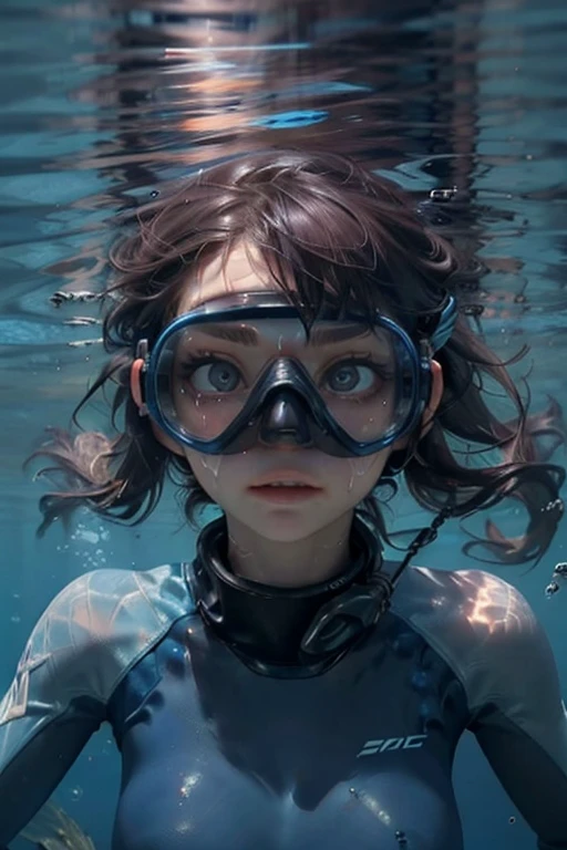 swimming,(insanely detailed, beautiful detailed face,beautiful detailed eyes, masterpiece, best quality),large breasts,<lora:snorkel-HDv1:0.7>,snorkel,wearing snorkel, underwater,wetsuit