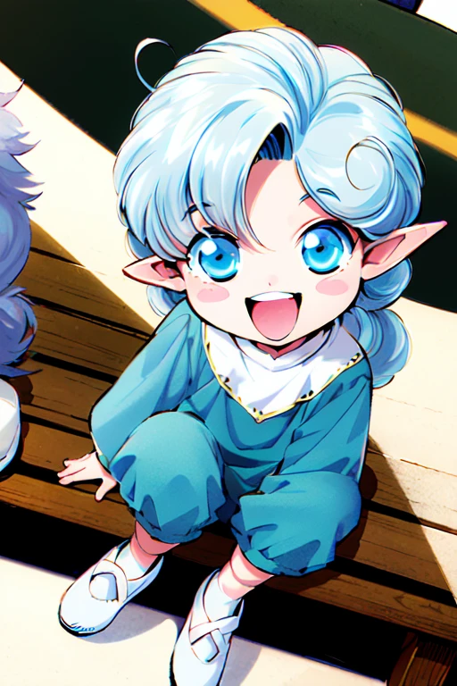 Rumi,1boy, 1girl, hetero, blue eyes, solo, blue hair, shoes, , long hair, , blush stickers, :d, hair flower,
masterpiece, best quality,4k,8k, 1990s \(style\), 1girl,masterpiece, expensive quality, very_expensive_solve, big_file size, full color,(completely nude:1.2),pussy,niplles,(vaginal sex:1.2),(chibi:1),