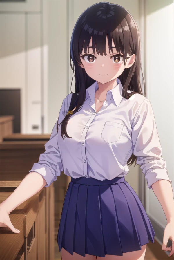 annayamada, <lora:anna yamada s1-lora-nochekaiser:1>,
anna yamada, long hair, bangs, black hair, (brown eyes:1.5), smile, grin,
BREAK skirt, shirt, school uniform, white shirt, pleated skirt, collared shirt, sweatdrop, blue skirt, pocket, shirt tucked in, breast pocket,
BREAK indoors, classroom,
BREAK looking at viewer, (cowboy shot:1.5),
BREAK <lyco:GoodHands-beta2:1>, (masterpiece:1.2), best quality, high resolution, unity 8k wallpaper, (illustration:0.8), (beautiful detailed eyes:1.6), extremely detailed face, perfect lighting, extremely detailed CG, (perfect hands, perfect anatomy),