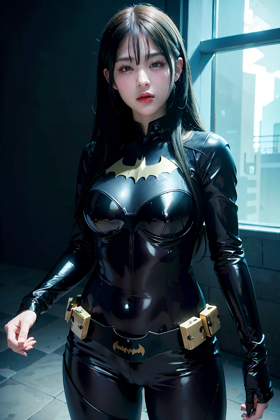 (masterpiece), best quality, perfect face, 1girl, batman armor suit, <lora:pang3pong-04:1>