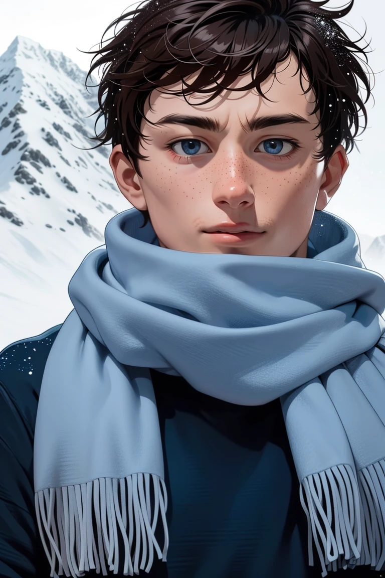 (masterpiece,  best quality:1.2),  man, freckles, (depth of field:1.1),  photo of person,  winter clothes,  scarf,  jacket,  shirt,  pants,  snow,  mountain,  park,  masterpiece,  highness,  perfect face,  perfect picture,  detailed eyes,  sharp focus, High detailed view,<lora:EMS-212786-EMS:1.000000>