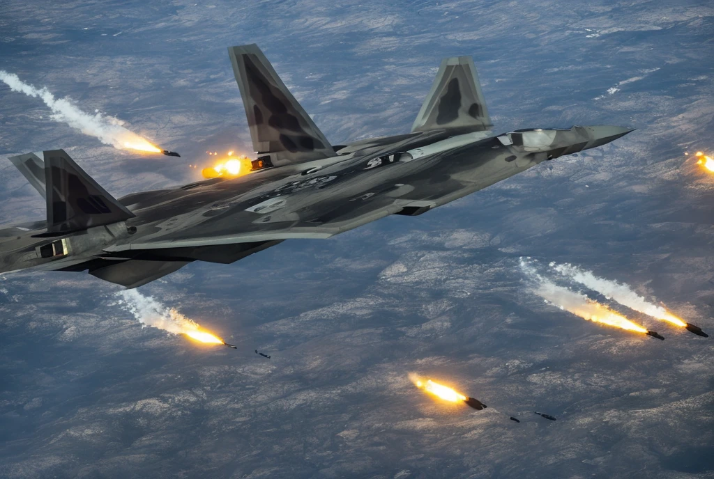 f22,Real aircraft structure,f22 for real effects,analog gloomy aerial photo of a (F-22Raptor plane, ((nighttime)), (flying low through a city on fire), (explosions in the background), (tracer gunfire),  High Detail, Sharp focus, (photorealism), f22, blurry, blurry_background, blurry_foreground, depth_of_field, motion_blur, photo_background, city, photo_\(medium\), stadium, building, 3d, day, photorealistic, skyscraper, outdoors,realistic, best quality, 8k, award winning, dramatic lighting, epic, cinematic, masterpiece, rim light, (action movie), war,  depth of field, dutch angle, motion blur, <lora:F22:1>