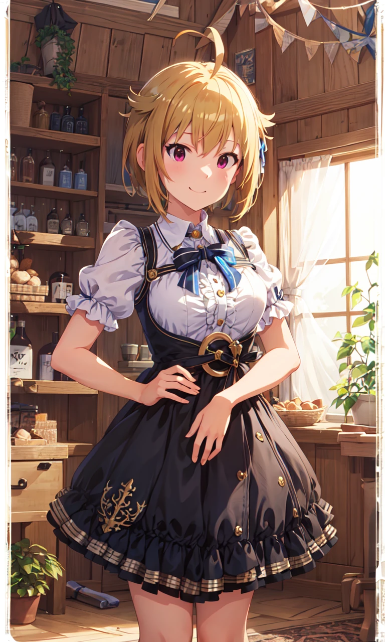 sakuragi hand  (Idol Master), (highest quality, 8k, masterpiece, Very detailed:1.2), (Lens flare, Particles of light, Shine), Big Breasts, smile, Open your mouth, masterpiece, highest quality, Very detailed, High resolution, Very detailedなCG, masterpiece, highest quality, Very detailed, High resolution, Very detailedなCG, Official Art, 