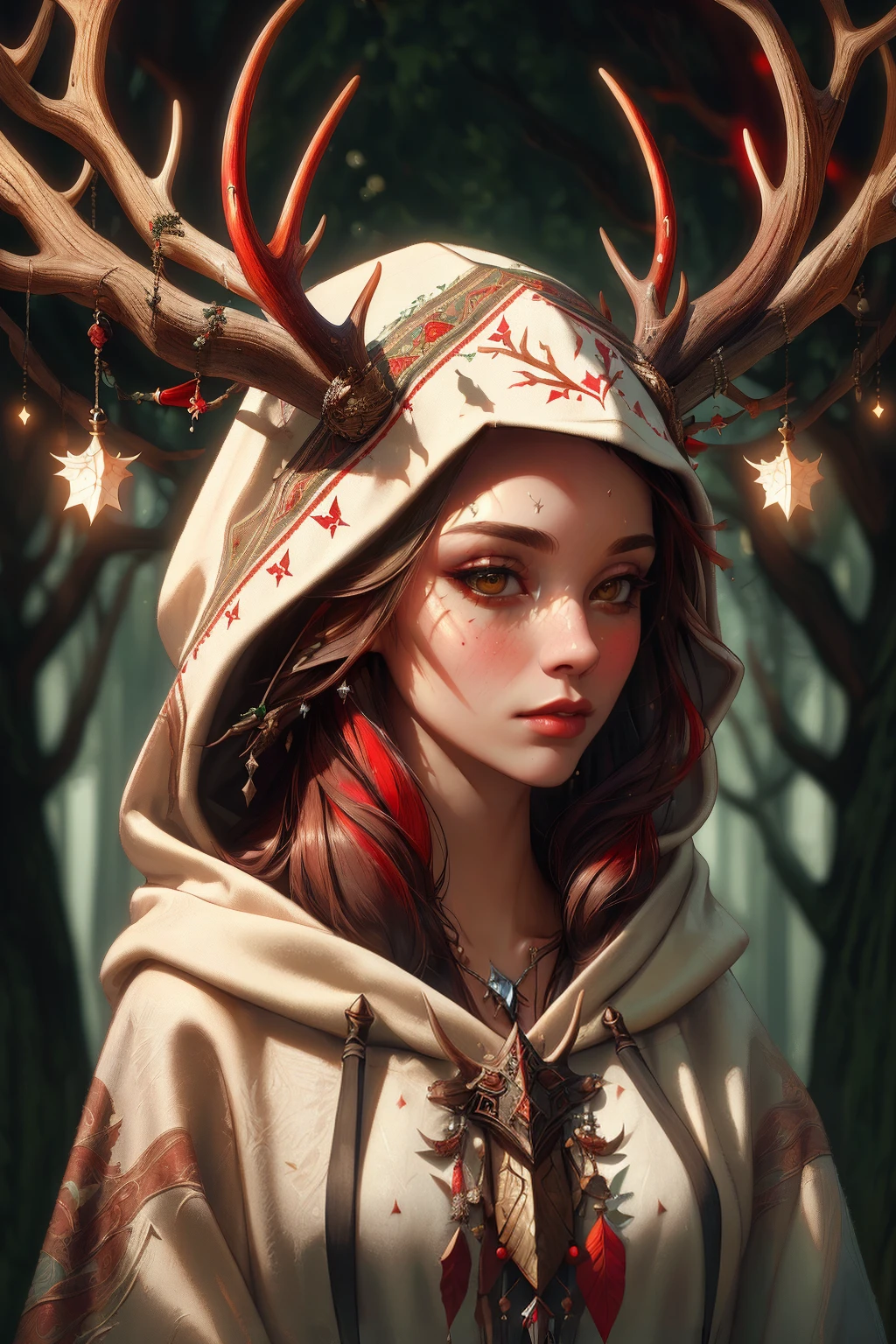 ((Masterpiece, best quality,edgQuality)),
edgAntlers, a woman in a hoodie ,dressed in wooden antlers
<lora:edgReindeerTeamAntlers:0.8>