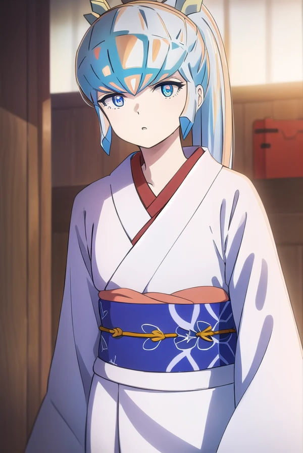 uruseiyatsuraoyuki, <lora:urusei yatsura oyuki s1-lora-nochekaiser:1>,
oyuki, long hair, blue eyes, blue hair, ponytail,
BREAK japanese clothes, kimono, sash, white kimono, obi,
BREAK indoors, classroom,
BREAK looking at viewer, (cowboy shot:1.5),
BREAK <lyco:GoodHands-beta2:1>, (masterpiece:1.2), best quality, high resolution, unity 8k wallpaper, (illustration:0.8), (beautiful detailed eyes:1.6), extremely detailed face, perfect lighting, extremely detailed CG, (perfect hands, perfect anatomy),