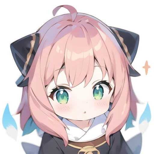 <lora:Crysdream1.5v1-000002:1>Crysdream, 1girl, anya \(spy x family\), female child, pink hair, solo, <lora:anya1.5v1:1>
