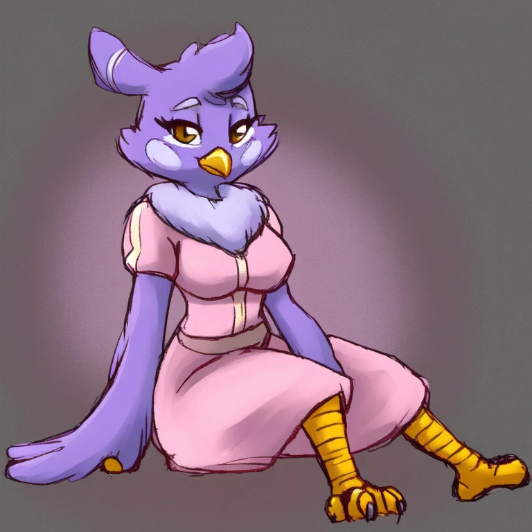 furry_female, solo, avian, melissa, <lora:y-Melissa:1>